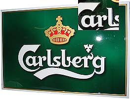 Carlsberg prægeskilt